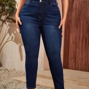Plus Size High Waisted Jeans Size 3XL